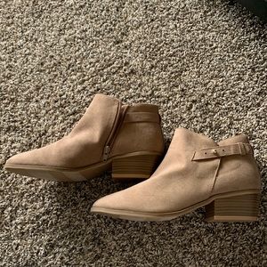 Ankles booties never worn size 10